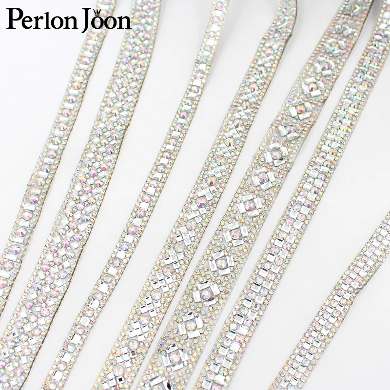 Hotfix Rhinestone Sheet - 1yard hot fix AB color rhinestone
