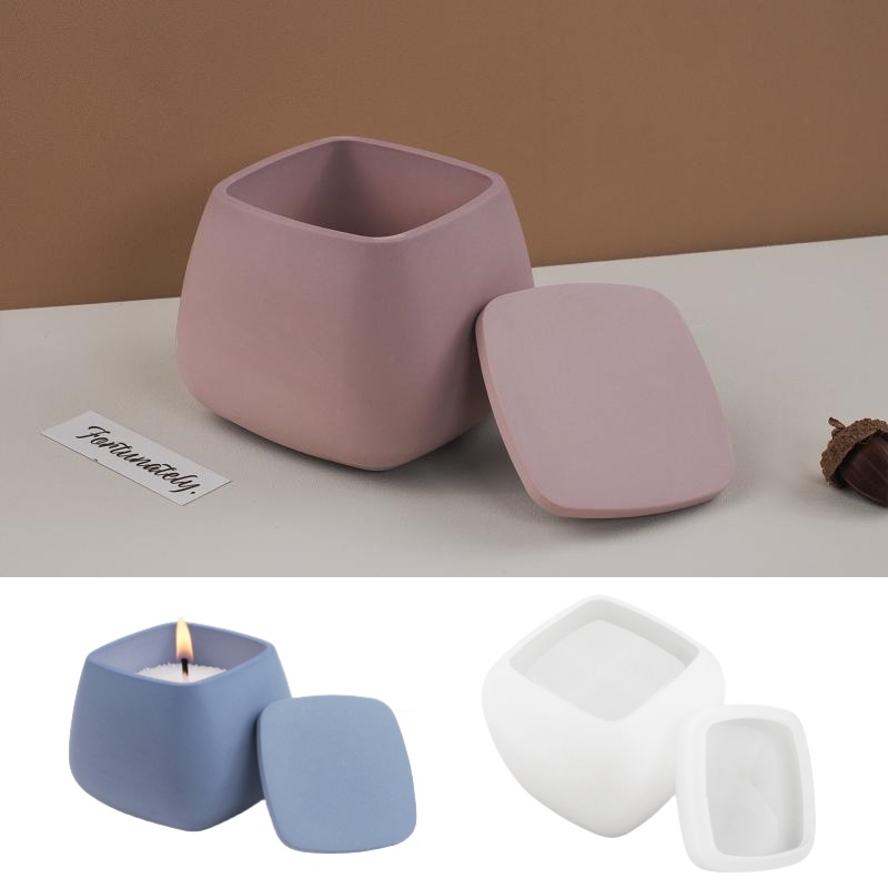 Craft Embellishment Storage - 1set Square Storage Box UV Resin