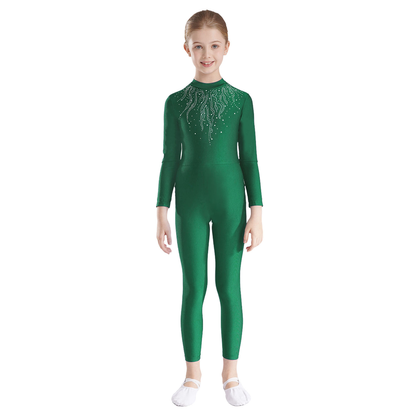 Rhinestone Banding Trim - Kids Girls Gymnastics Dance Leotard Ballet