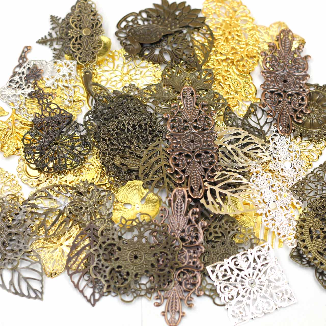 Embellish Craft - Embellishments Connectors Random Mixed Triangle Flower
