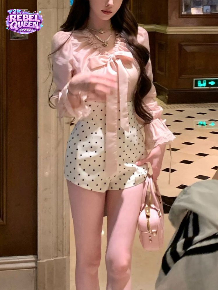 Elastic Lace Trim - Coquette Sweet Korean Elegant Two Piece
