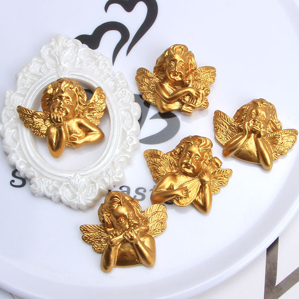 Craft Embellishment Storage - 15pcs Resin Angel Accessories Craft DIY