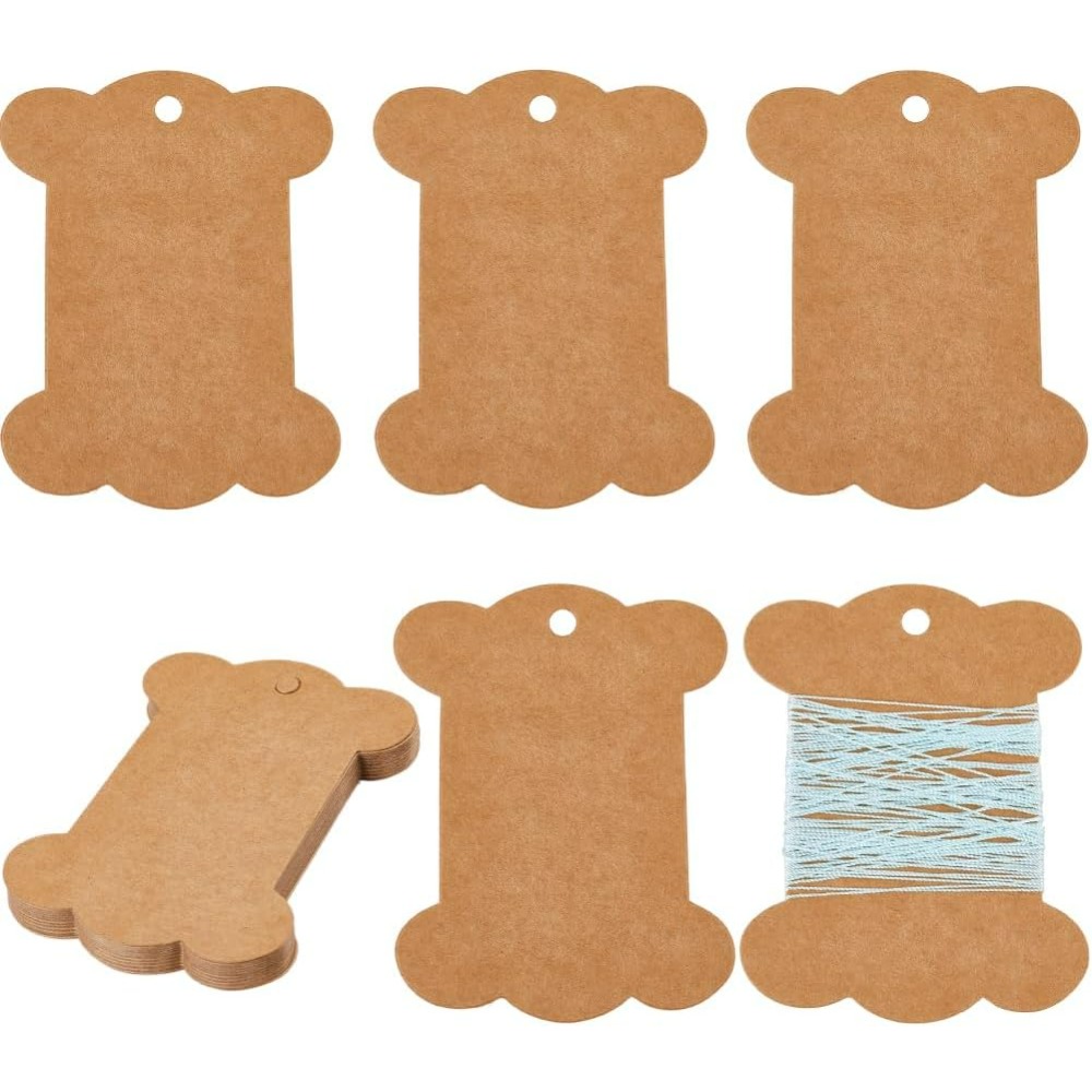 Organza Ribbon Spool - 80Pcs Embroidery Thread Cardboard Bobbins Floss