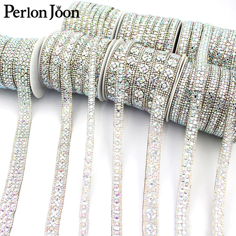 1yard hot fix AB color rhinest - Hotfix Rhinestone Sheet recension och pris