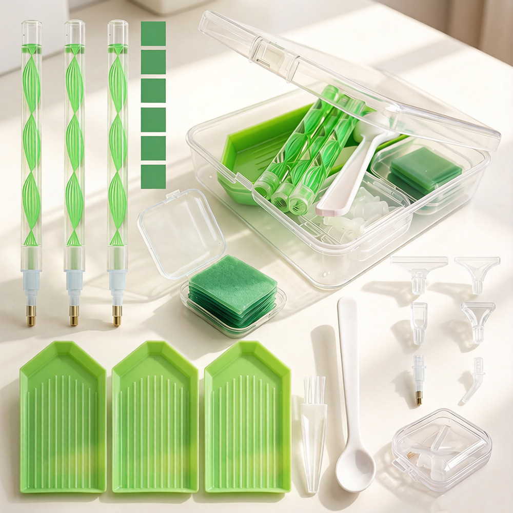 DIY Diamond Painting Tool Kit  - Craft Embellishment Storage recension och pris