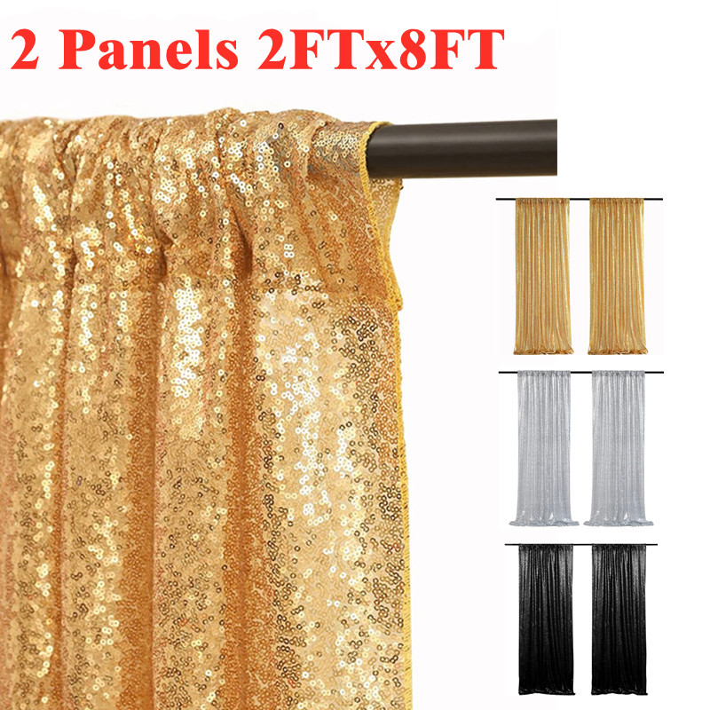 Gold/Silvery Sequin Backdrop C - Sequin Fabric Panel recension och pris