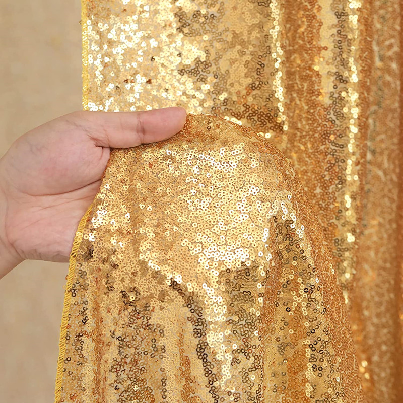 Gold/Silvery Sequin Backdrop C - Sequin Fabric Panel recension och pris