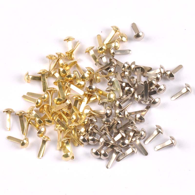 100PCs mixed Silver/golden Rou - Embellishments For Scrapbooking recension och pris
