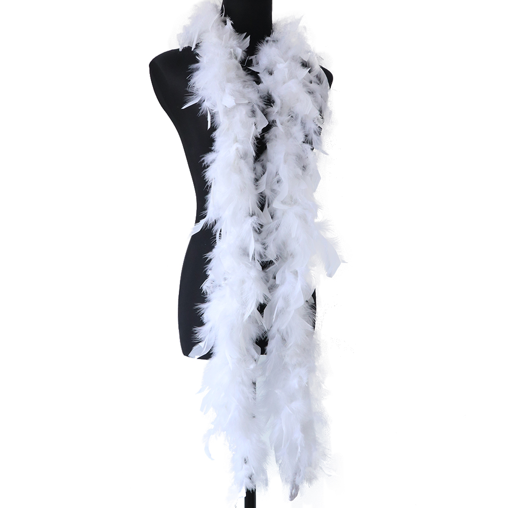 2 Yards Fluffy White Feather B - Feather Trim Marabou recension och pris