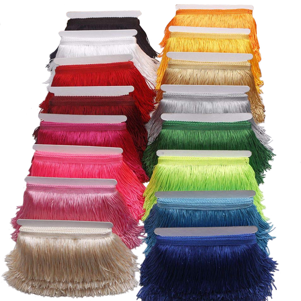 10 Yards 15cm Long Tassel Frin - Fringe Ribbon Sewing recension och pris