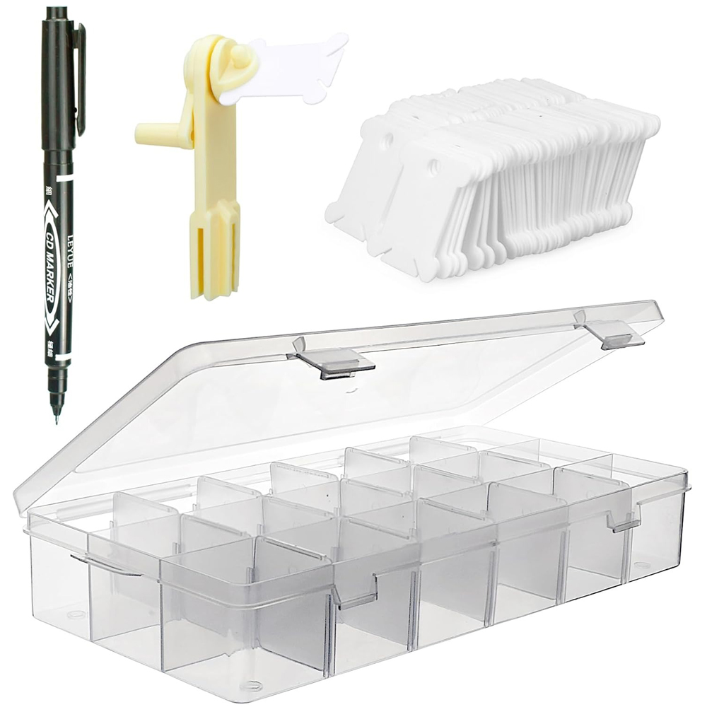 Embroidery Floss Organizer 18  - Craft Embellishment Storage recension och pris