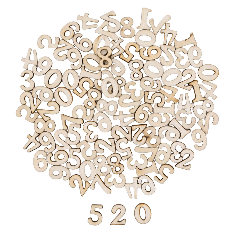 100pcs Letters Wooden Alphabet - Embellish Craft recension och pris