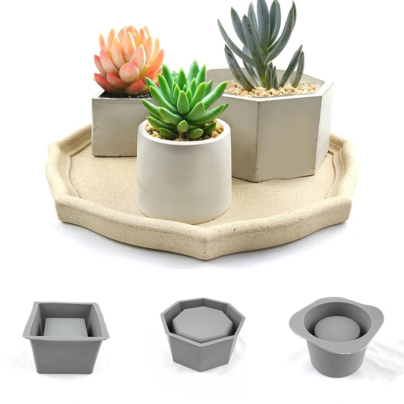Flower Pot Silicone Mold For D - Craft Embellishment Storage recension och pris