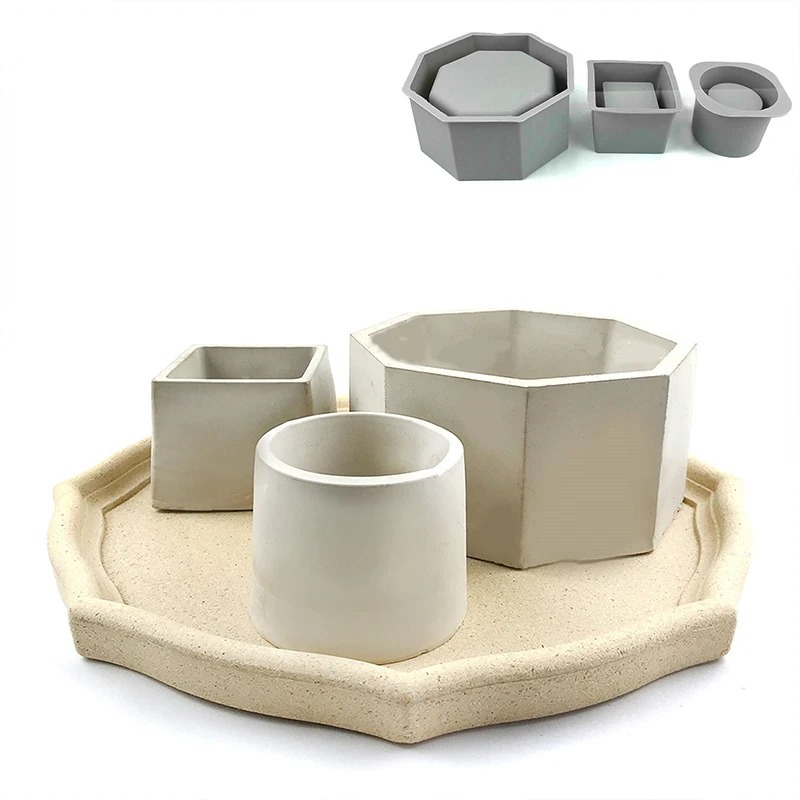 Flower Pot Silicone Mold For D - Craft Embellishment Storage recension och pris