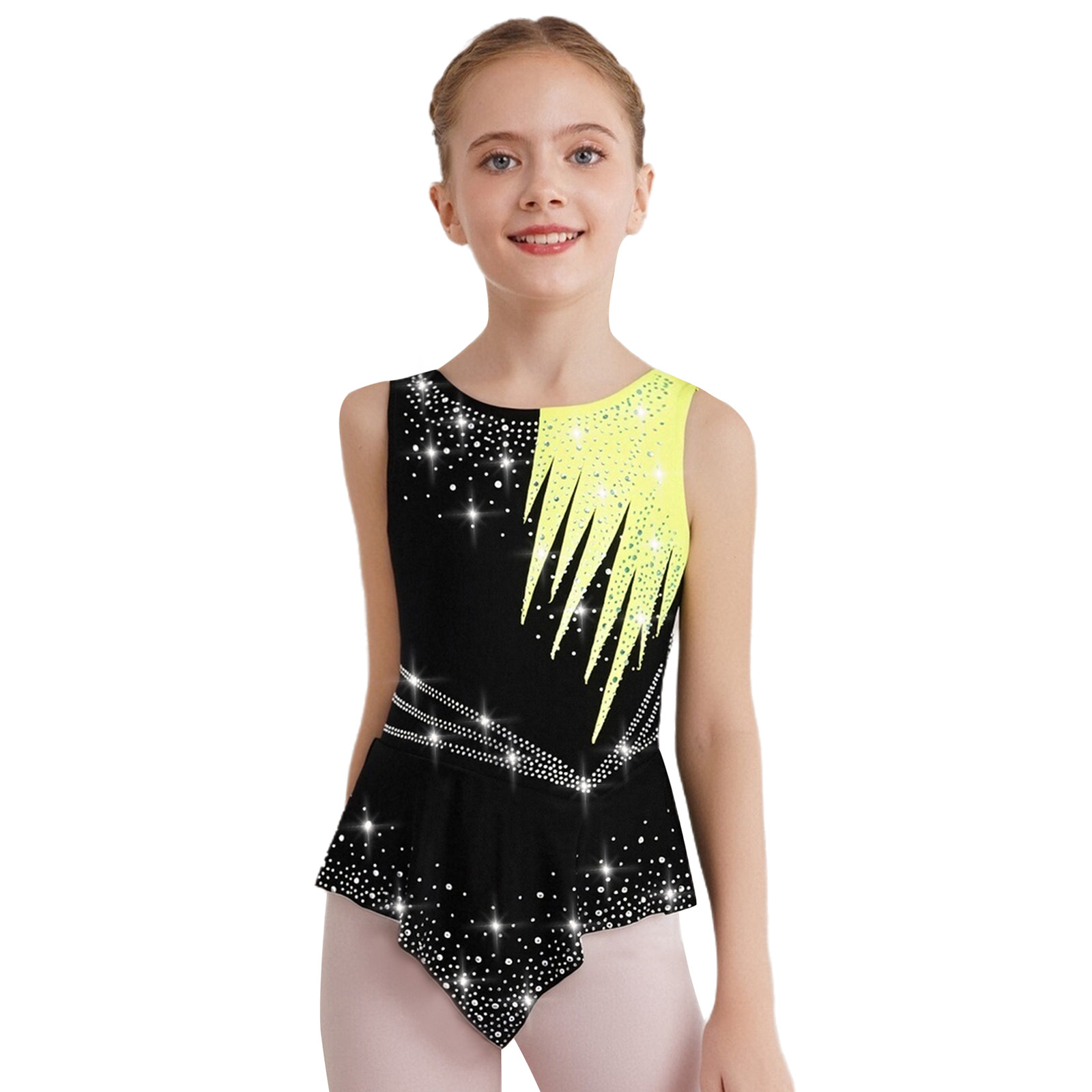Kids Girls Figure Skating Rhyt - Rhinestone Banding Trim recension och pris