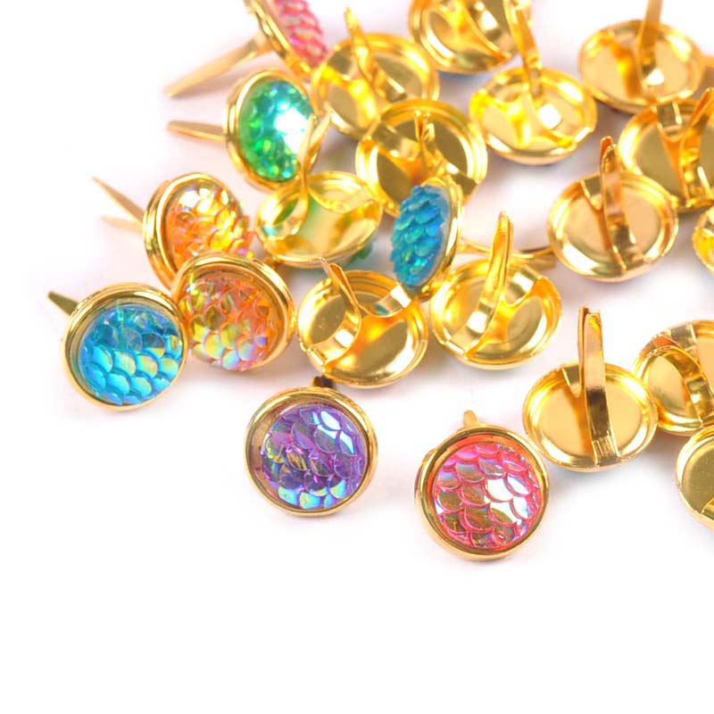 13x13mm 20Pcs Mix Squama Patte - Embellishments For Scrapbooking recension och pris