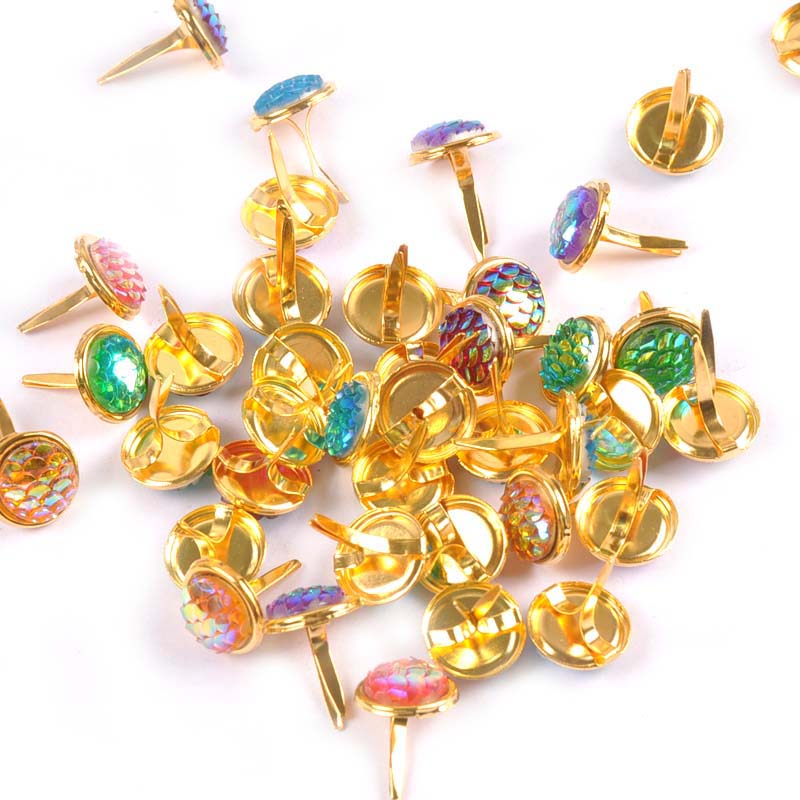 13x13mm 20Pcs Mix Squama Patte - Embellishments For Scrapbooking recension och pris
