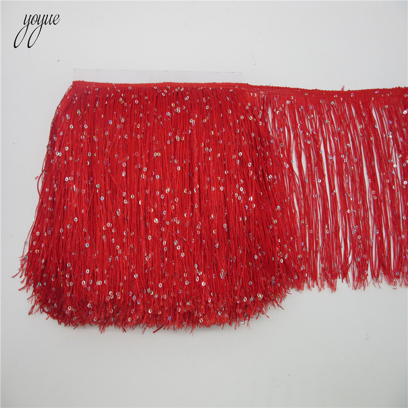 YOYUE 1Yard 20CM Long Polyeste - Fringe Ribbon Sewing recension och pris