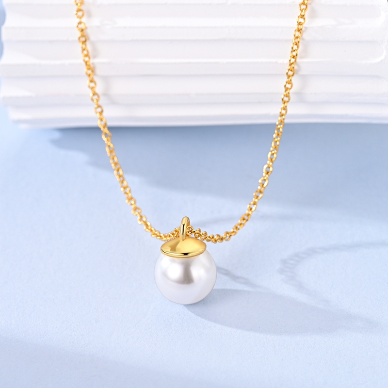Original 925 Sterling Silver N - Pearl Trim Chain recension och pris