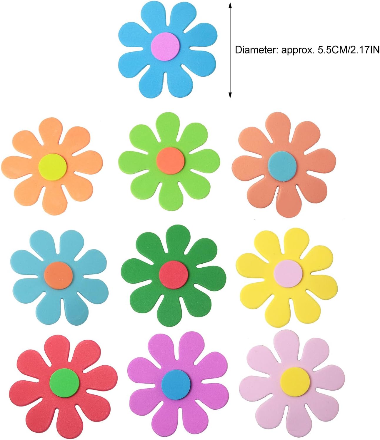 3D flower foam stickers Spring - Embellish Craft recension och pris
