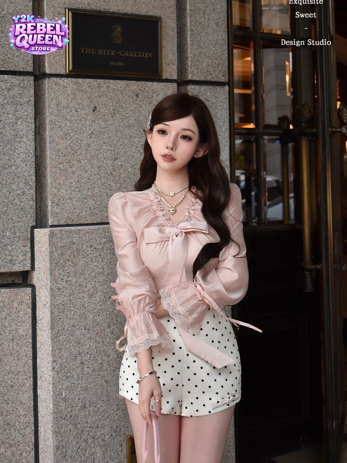 Coquette Sweet Korean Elegant  - Elastic Lace Trim recension och pris
