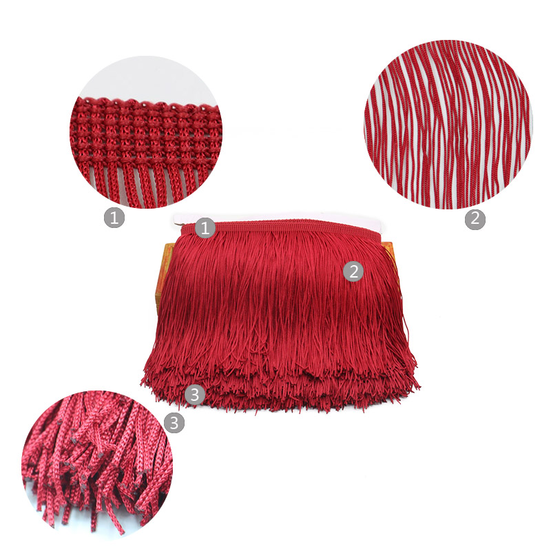 9/15/20/30cm Long Tassel Fring - Fringe Ribbon Sewing recension och pris