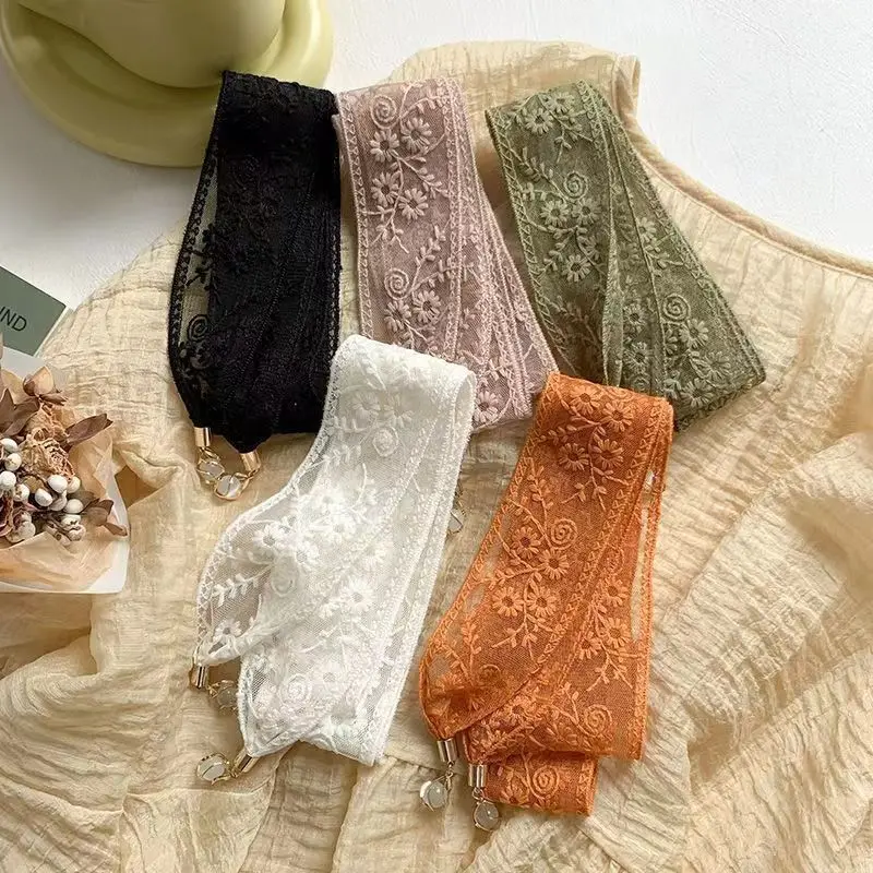 1PC Flower Lace Ribbon Hair Sc - Lace Ribbon Trim recension och pris