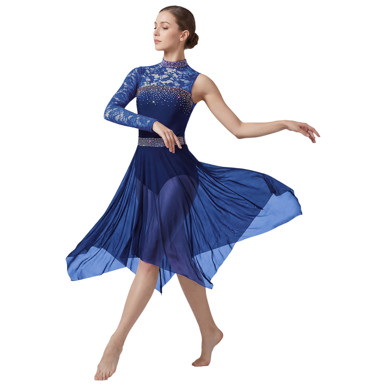 Women Lyrical Figure Skating D - Rhinestone Banding Trim recension och pris