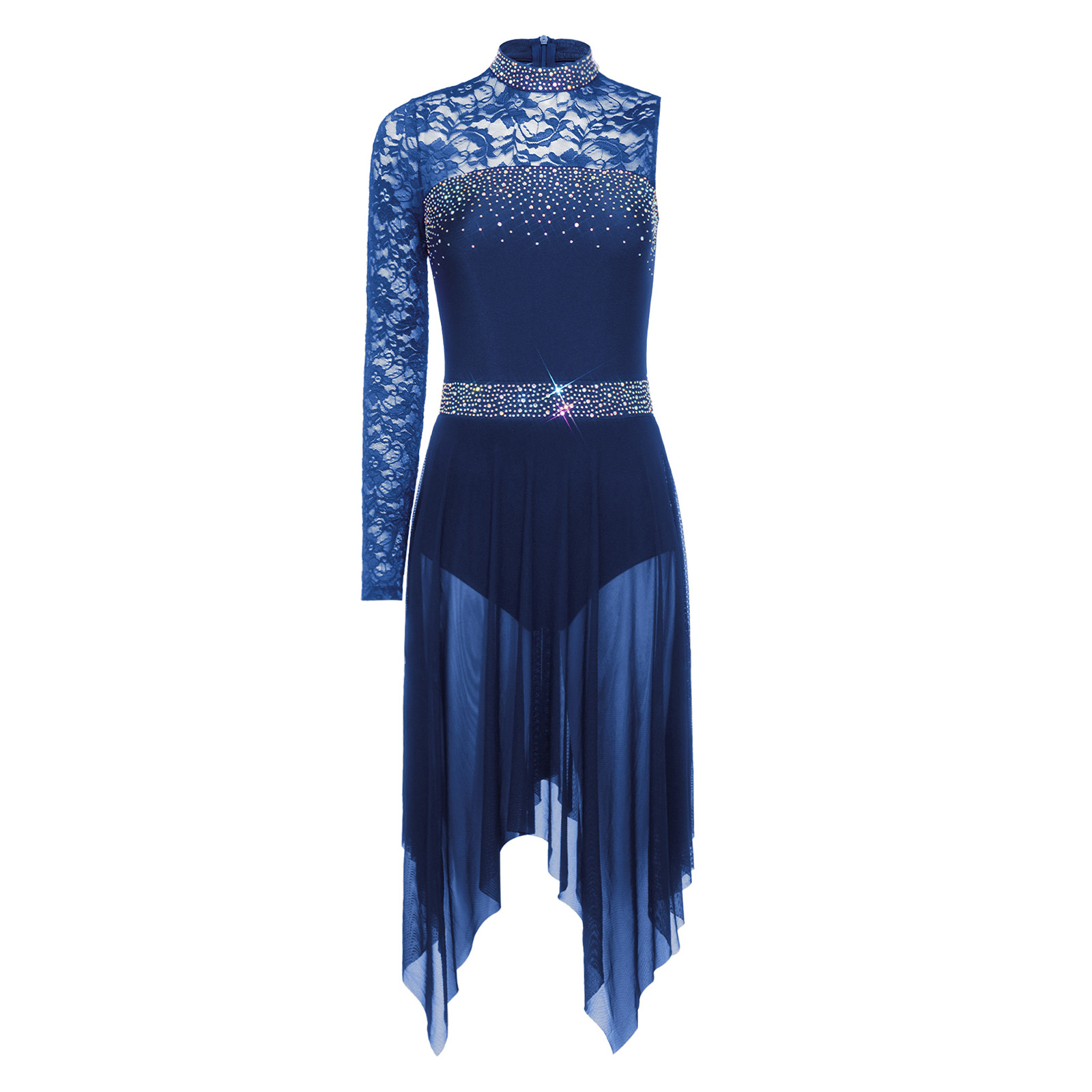 Women Lyrical Figure Skating D - Rhinestone Banding Trim recension och pris