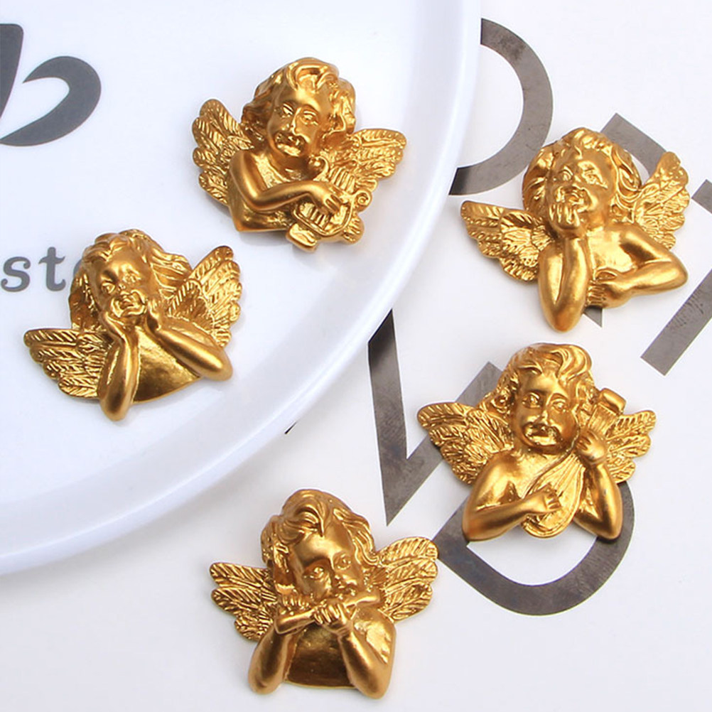 15pcs Resin Angel Accessories  - Craft Embellishment Storage recension och pris