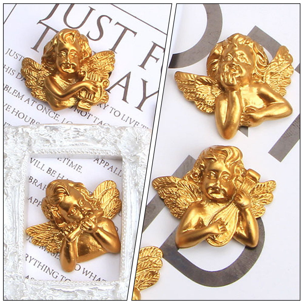 15pcs Resin Angel Accessories  - Craft Embellishment Storage recension och pris