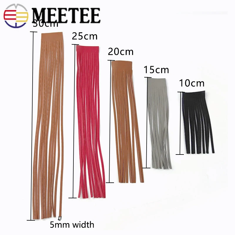 1Meter Meetee 10-30cmX5mm PU L - Fringe Ribbon Sewing recension och pris