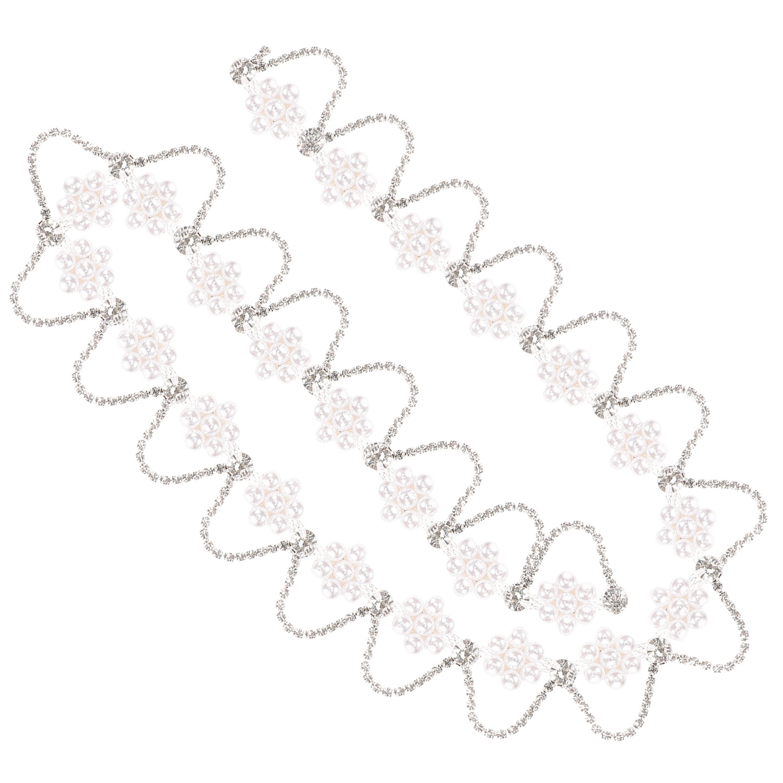 Rhinestone Pearl Chain Trim Pr - Pearl Trim Chain recension och pris