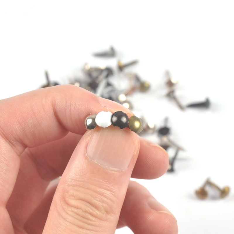 100pcs Mini Black White Metal  - Embellishments For Scrapbooking recension och pris