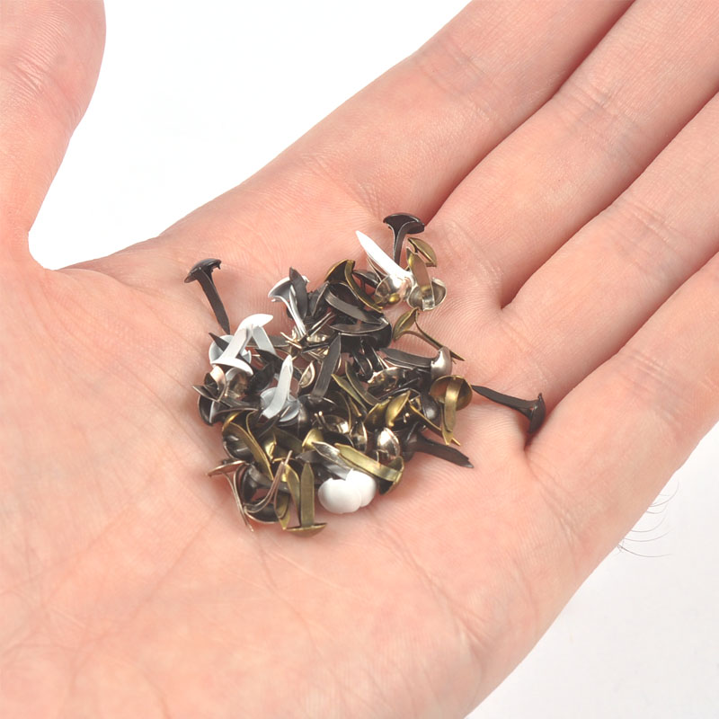 100pcs Mini Black White Metal  - Embellishments For Scrapbooking recension och pris