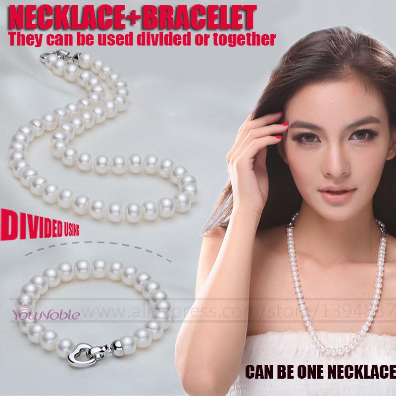 Wedding Natural Freshwater Pea - Pearl Trim Chain recension och pris