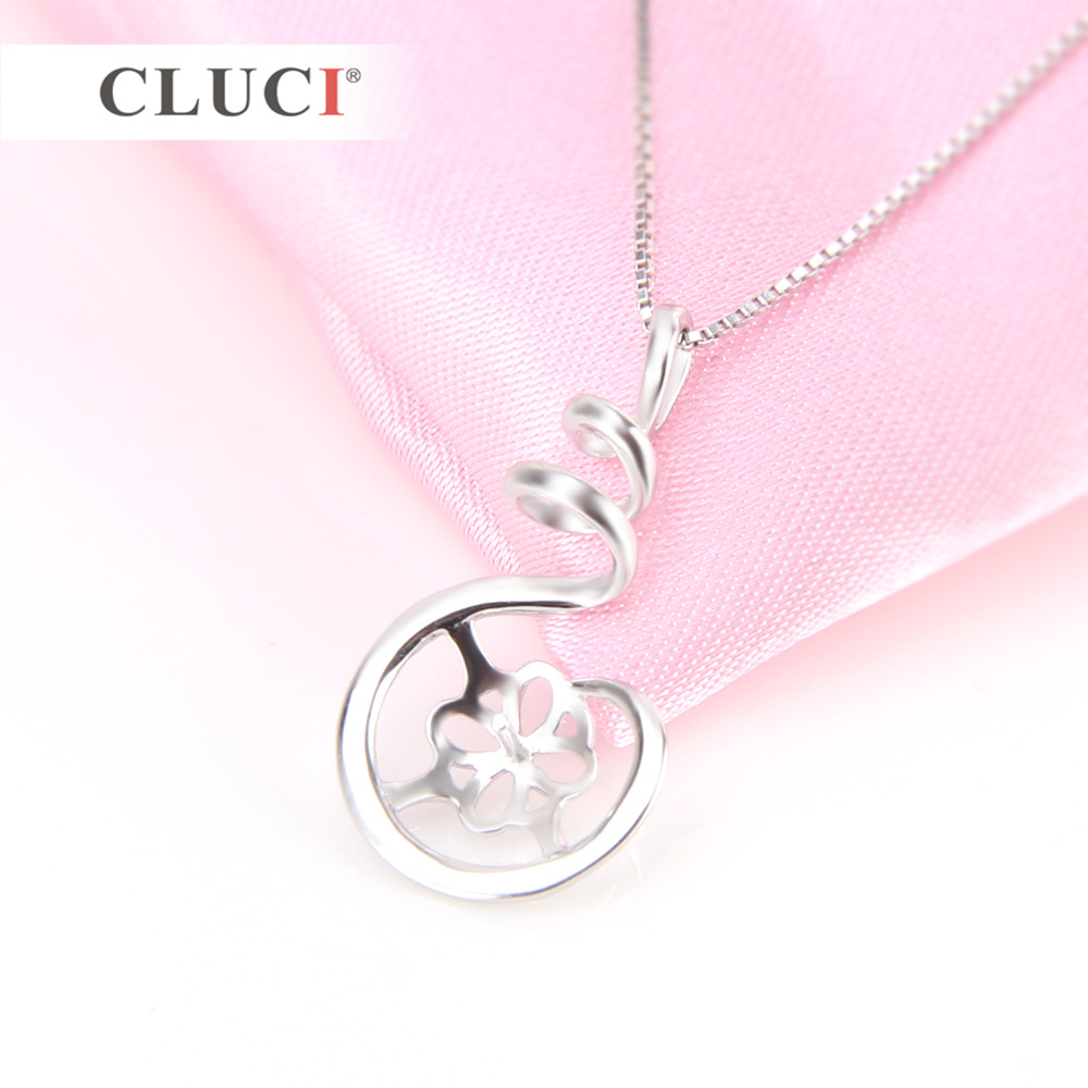 CLUCI 925 Sterling Silver Pend - Pearl Trim Chain recension och pris