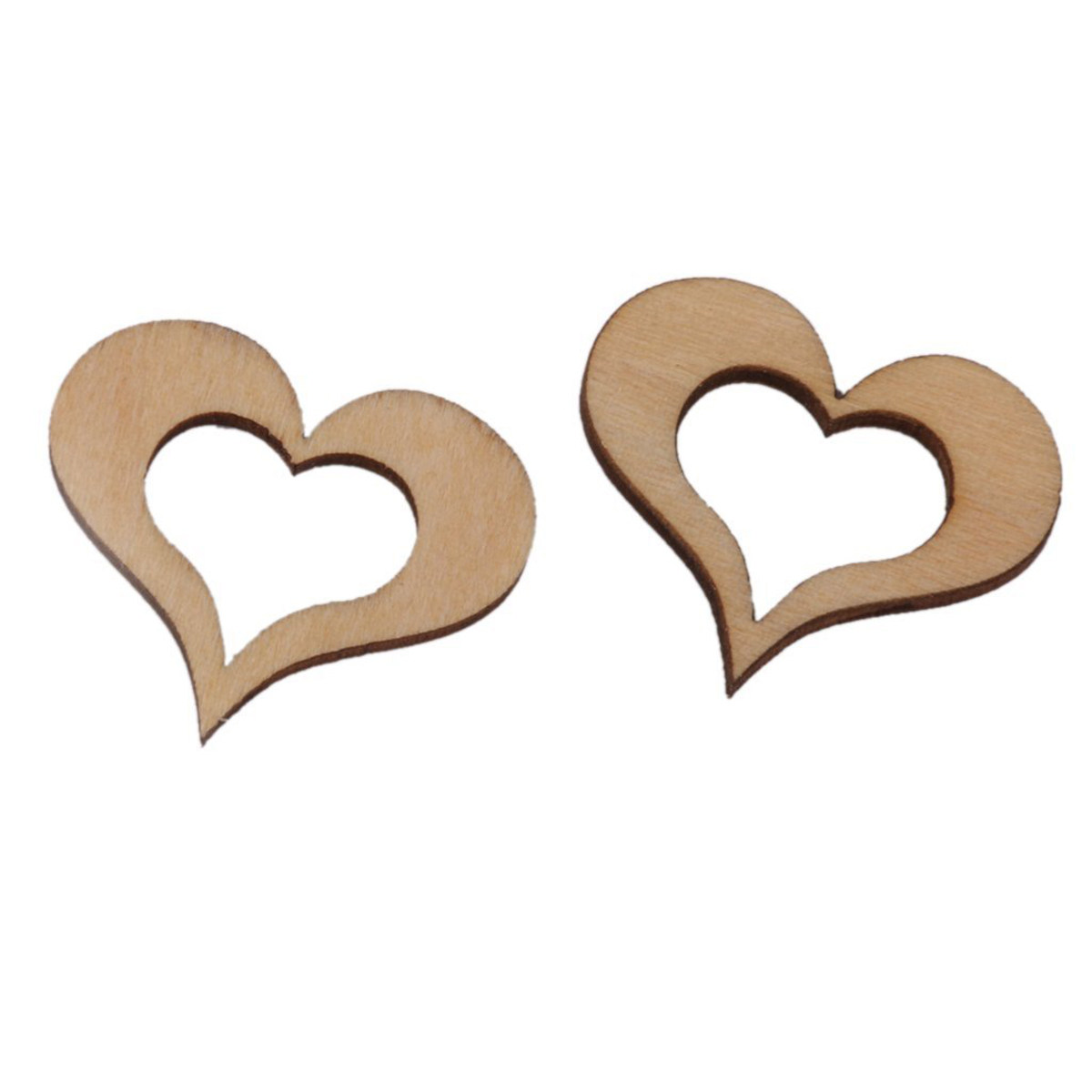 50Pcs Wood Color Basswood Natu - Embellishments For Scrapbooking recension och pris