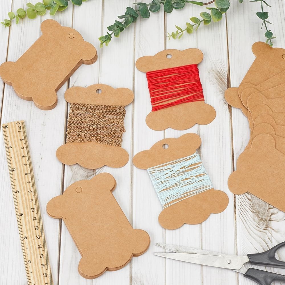 80Pcs Embroidery Thread Cardbo - Organza Ribbon Spool recension och pris