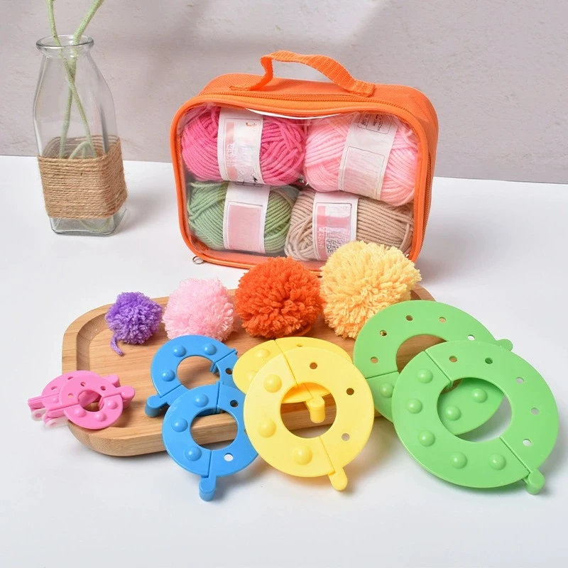 8PCS 4Sizes Fluff Ball Weaver  - Pom Pom Maker Tool recension och pris
