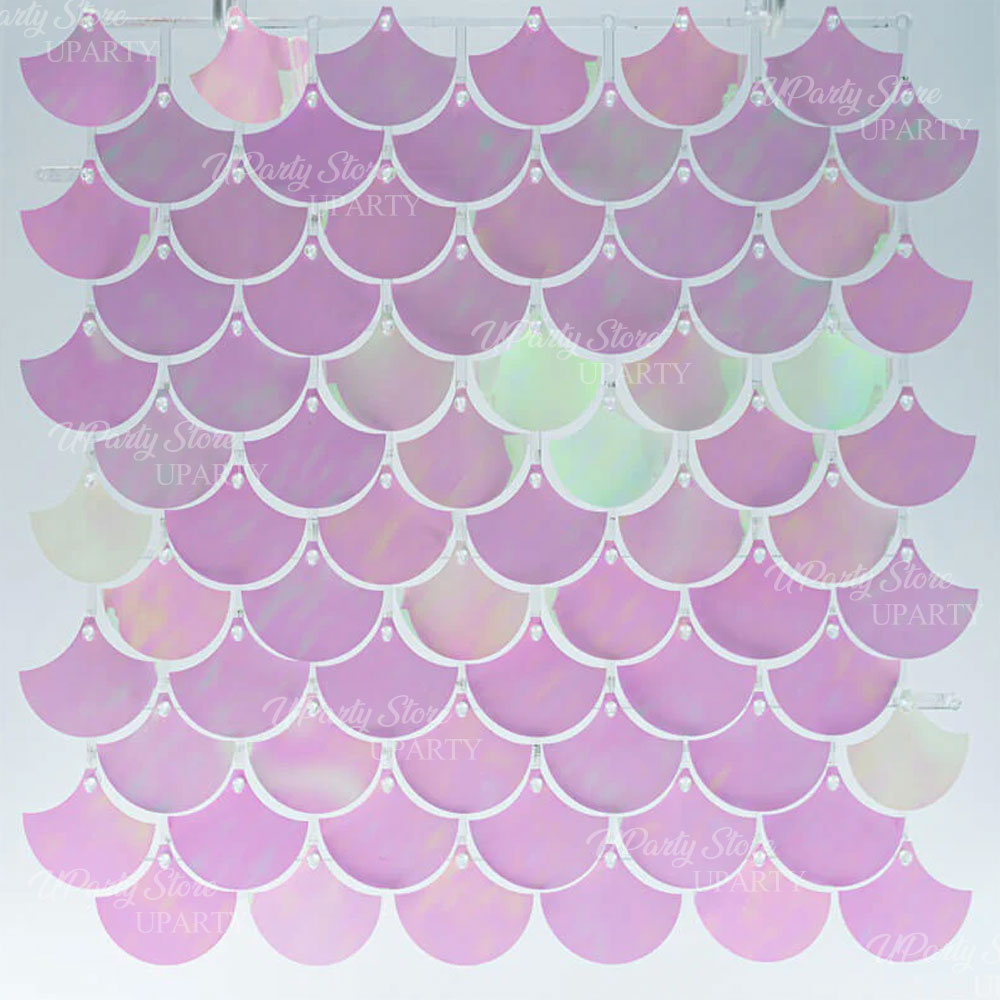 12pcs Mermaid Sequins Wall Pan - Sequin Fabric Panel recension och pris