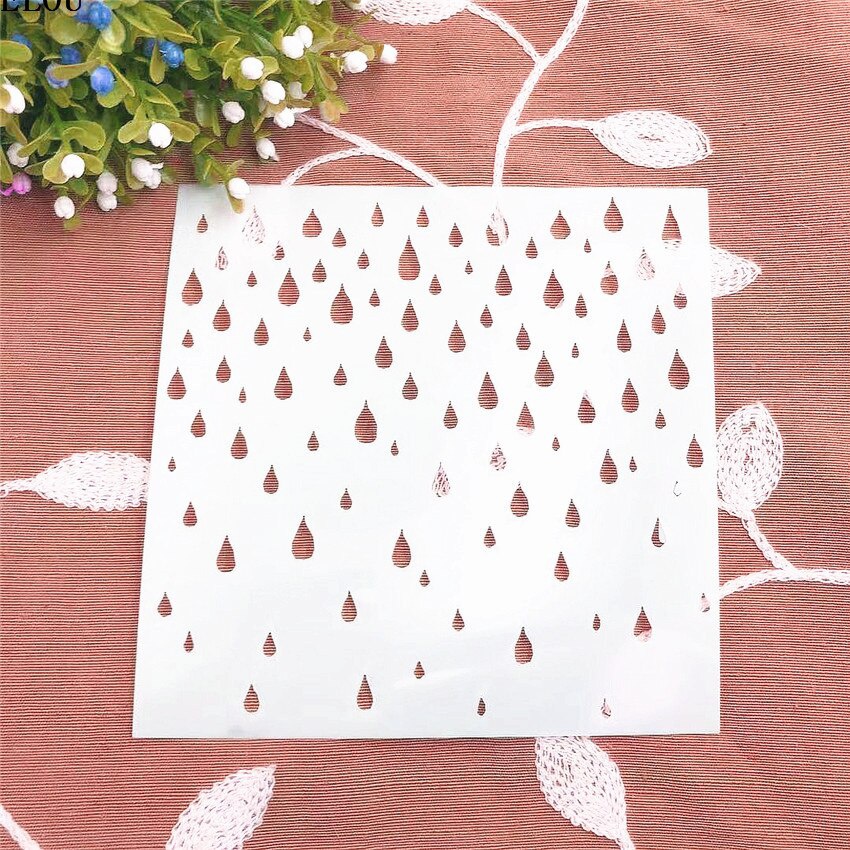 15*15 Raindrops Scrapbook Sten - Embellishments For Scrapbooking recension och pris
