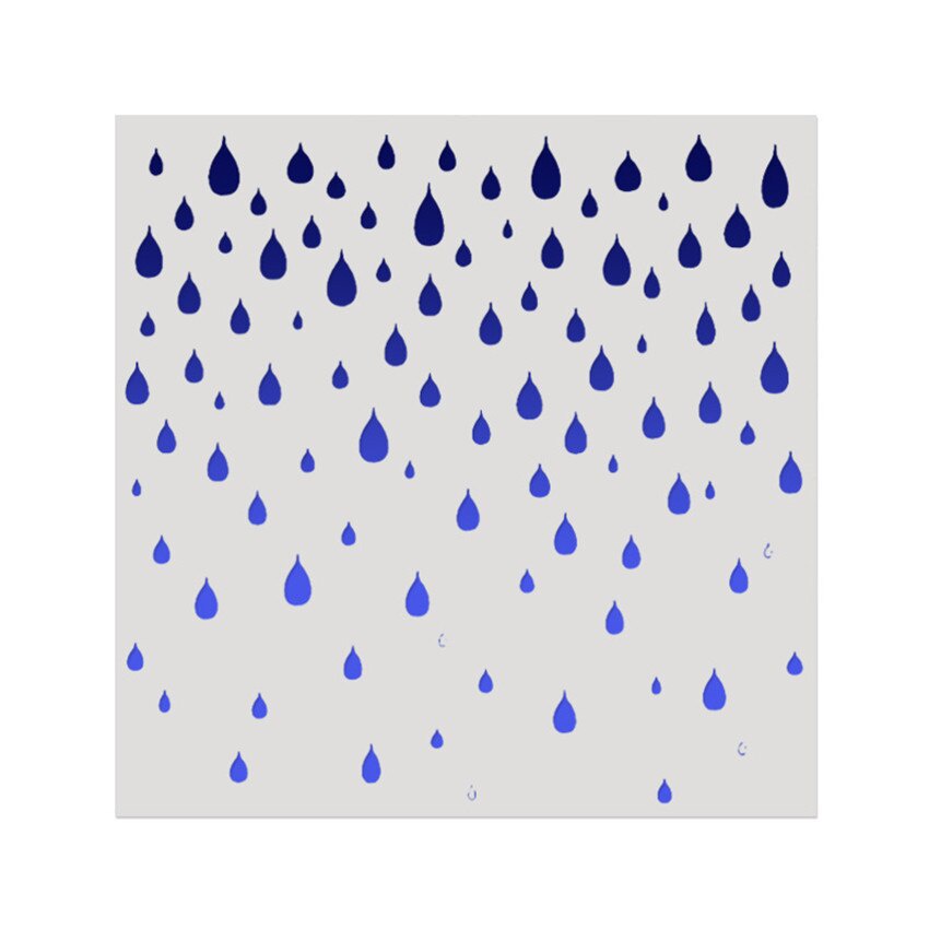 15*15 Raindrops Scrapbook Sten - Embellishments For Scrapbooking recension och pris