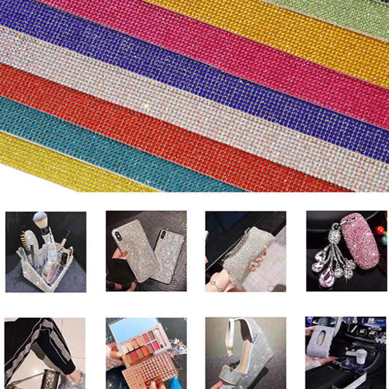 12x20cm Self Adhesive Rhinesto - Hotfix Rhinestone Sheet recension och pris