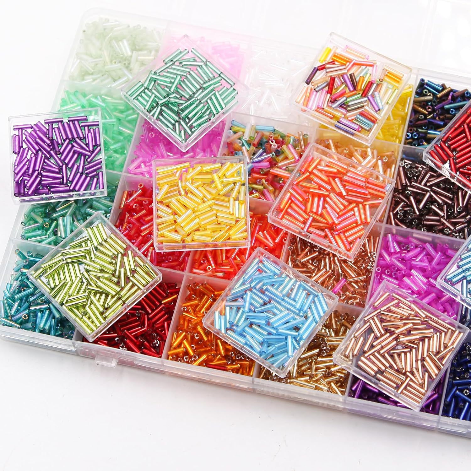 About 6720Pcs/Box 7mm 28 Color - Craft Embellishment Storage recension och pris
