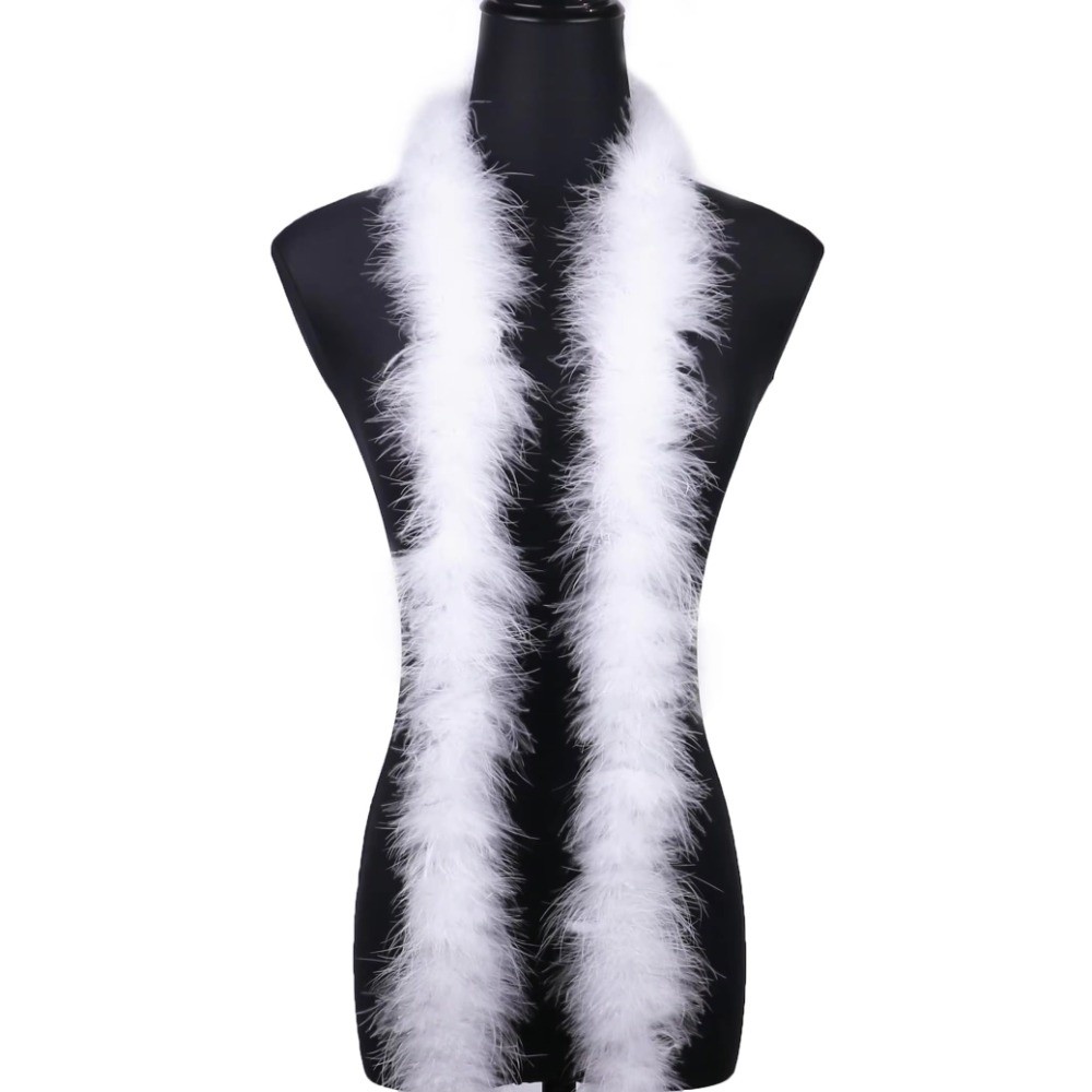 2 Meter Marabou Feather Boa Fa - Feather Trim Marabou recension och pris