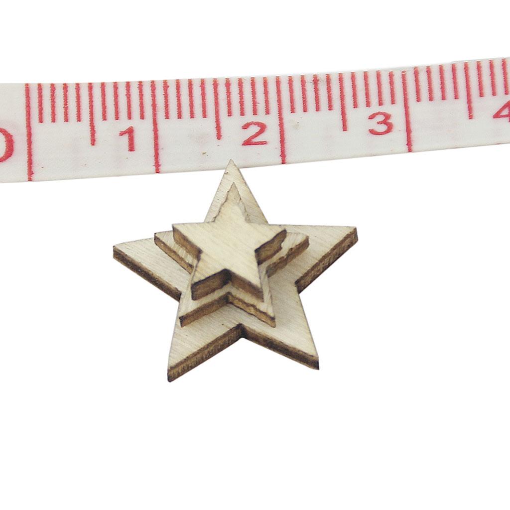 Basswood Craft Star Slices Nat - Embellish Craft recension och pris