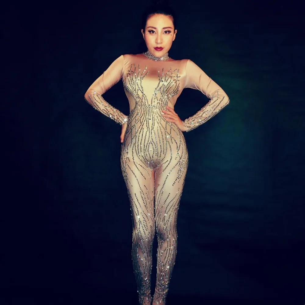 Sexy Nightclub Bar Women Stage - Rhinestone Banding Trim recension och pris