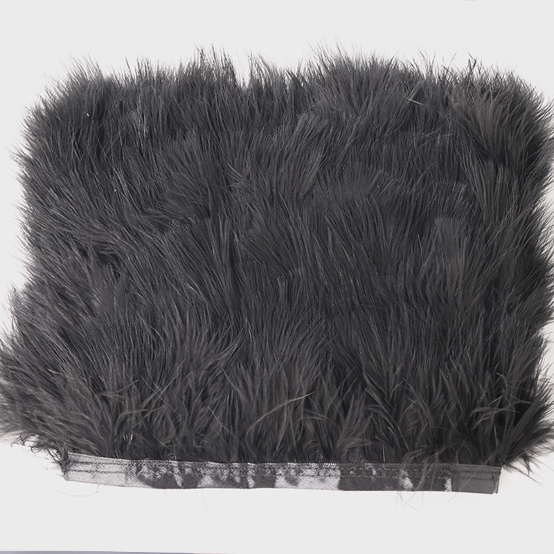 Black White Turkey Feathers Tr - Feather Trim Marabou recension och pris