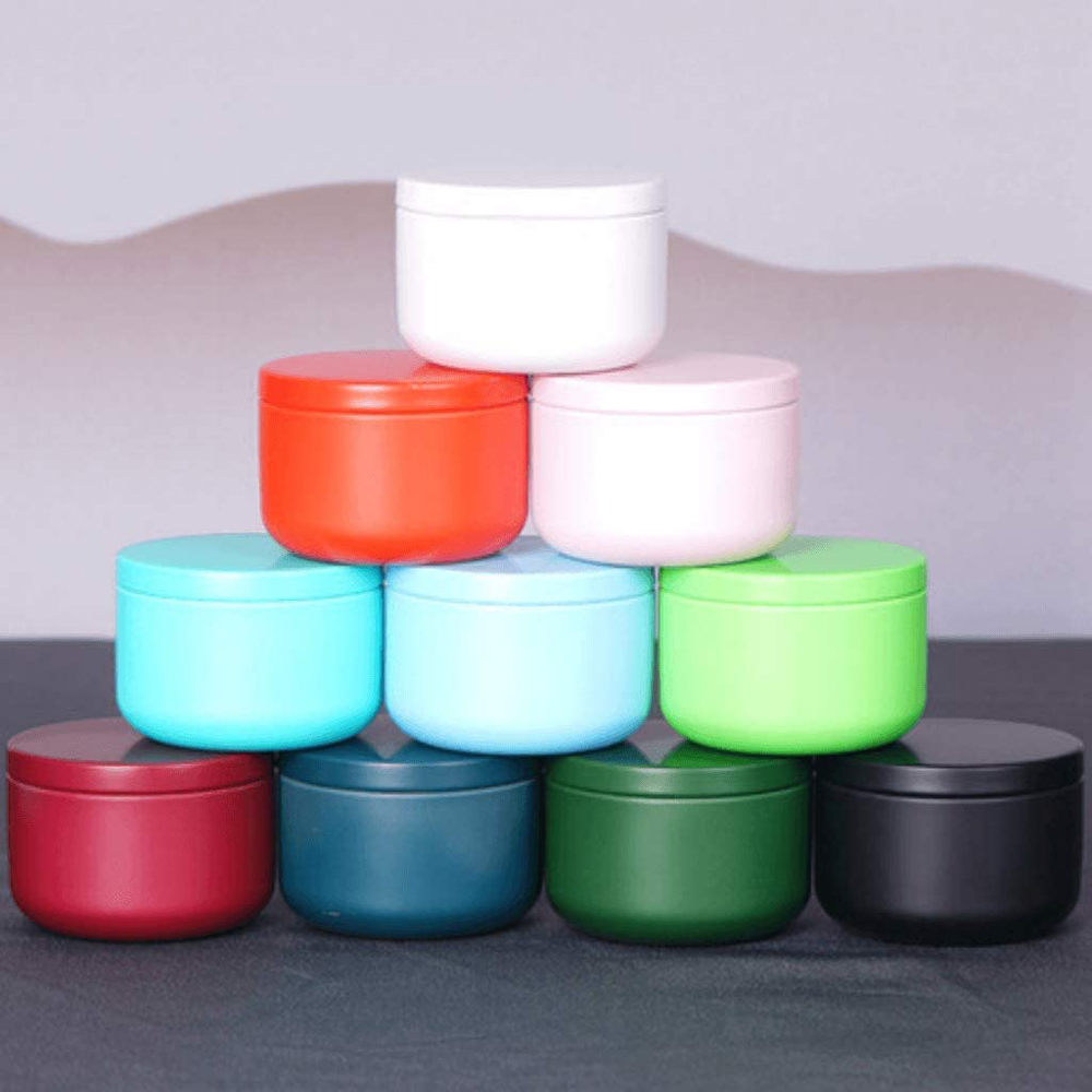 Tea Can with Airtight Lids Tin - Craft Embellishment Storage recension och pris